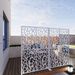 Metal Privacy Screens W3.8Ft X H6Ft Outdoor And Indoor Divider With Free Standing Decorative Privacy Screen For Balcony Patio Garden Room Divider, White Bird Shape_maomaolike.com