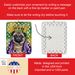 Pug King Of Mardi Gras Porcelain Ornament Christmas Tree Hanging Decorations For Home Christmas Holiday, Rectangle, Gift, Multicolor_maomaolike.com