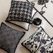 Household Accessories Black Retro Sofa Pillowcase Ins Style Nordic Living Room Cushion Bed_maomaolike.com