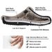 Comwarm Winter New Fuzzy House For Women Men Waterproof Garden Shoes Soft Plush Slippers Outdoor Warm Furry Clogs Slide_maomaolike.com