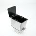 SSTC102-15L-S, Stainless Steel Kitchen Trash Can, 15L_maomaolike.com