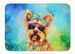 Yorkshire Terrier Hippie Dawg Memory Foam Kitchen Mat Machine Washable Anti-Fatigue Mat Cushion Comfort Bath Mat Or Kitchen Rug_maomaolike.com