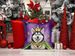 Siberian Husky King Of Mardi Gras Throw Pillow Machine Washable, Indoor Outdoor Decorative Pillow For Couch, Bed Or Patio, 18Hx18W_maomaolike.com