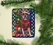 Boxer Christmas Porcelain Ornament Christmas Tree Hanging Decorations For Home Christmas Holiday, Rectangle, Gift, Multicolor_maomaolike.com