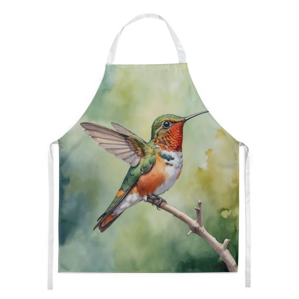 Allens Hummingbird Apron Cooking Kitchen Server Baking Crafts Gardening For Adult Women Men, Unisex, Large, Multicolor_maomaolike.com