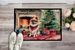 Pomeranian Cozy Christmas Doormat Front Door Mat Indoor Outdoor Rugs For Entryway, Non Slip Washable Low Pile, 24H X 36W_maomaolike.com
