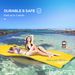 9' X 6' Lily Pad Water Mat For 2 Adults, Floating Water Pad For Lake, Pool, Ocean, Beach, And Boating, Yellow_maomaolike.com