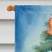 White Toy Poodle Christmas Reindeer House Flag Large Porch Sleeve Pole Decorative Outside Yard Banner Artwork Wall Hanging, Polyester, House Size, Multicolor_maomaolike.com