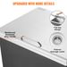 VEVOR Drop In Ice Chest, 28"L X 16"W X 17"H Stainless Steel Ice Cooler, Commercial Ice Bin With Hinged Cover, 40 Qt Outdoor Kitchen Ice Bar, Drain-pipe And Drain Plug Included, For Cold Wine Beer_maomaolike.com