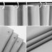 PEVA Solid-color Shower Curtain, Waterproof, Thickened, Single-tone Partition Curtain For Dorm Bathrooms, Heat‑retaining Shower Screen,bathing Curtain_maomaolike.com