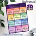 German W-Question Learning Painting Poster, Vibrant Color-blocked Bilingual Educational Poster, Aids German Language Study, Suitable For Language_maomaolike.com