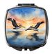Pelicans Flying Compact Mirror Decorative Travel Makeup Mirror For Women Girls Gifts Pocket Makeup Mirror Folding Handheld_maomaolike.com