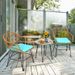 3 Pieces Rattan Furniture Set With Cushioned Chair Table_maomaolike.com