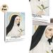 St. Beatrice Of Silva Painting Poster, Serene Watercolor Holy Figure With Lily & Halo Poster, Inspirational Religious Decor Ideal For Home, Prayer_maomaolike.com