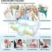 Butterfly Memory Foam Pillows Contoured Sleep For Neck Pain Relief Stomach Support Comfortable Pillow_maomaolike.com
