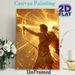 Mythological Solar Archer Painting Poster, Golden Luminous Fantasy Style Poster, Striking Glowing Bow Artwork Suitable For Home, Game Room, Study_maomaolike.com
