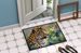 Leopard Doormat Front Door Mat Indoor Outdoor Rugs For Entryway, Non Slip Washable Low Pile, 24H X 36W_maomaolike.com