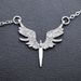 New Creativity Angel Wings Unique Design Pendant Necklace Classic Accessories All-match Personality Clavicle Chain Charm_maomaolike.com