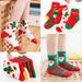 Xpairs/set Christmas sock Children's Christmas socks female Fall winter little Big boy cartoon cute festive red Christmas socks baby socks_maomaolike.com