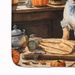 Shar Pei Fall Kitchen Pumpkins Memory Foam Kitchen Mat Machine Washable Anti-Fatigue Mat Cushion Comfort Bath Mat Or Kitchen Rug_maomaolike.com