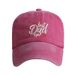 Unisex Washed cotton Embroidery Dad Alphabet baseball hat Father's Day gift hat Hip Hop hat_maomaolike.com