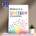 Inspirational Spectrum Motivational Painting Poster, Vibrant Rainbow-hued Typography With Flying Colorful Birds Poster, Uplifting Positive Message_maomaolike.com