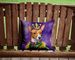 Basenji King Of Mardi Gras Throw Pillow Machine Washable, Indoor Outdoor Decorative Pillow For Couch, Bed Or Patio, 14Hx14W_maomaolike.com