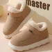Winter Casual House Men 2026 Outdoor Warm Cotton Shoes For Women Indoor Plush Padded Slippers Female_maomaolike.com