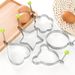 5pcs, Stainless Steel Egg Rings - Perfect Pancake Mold for Frying Eggs and Omelets - Kitchen Gadgets for Easy Breakfast Cooking_maomaolike.com