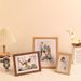 Creative Handmade Wooden Wholesale 6inch 7inch 8inch A4 Display Stand Wall-mounted Photo Frame Living Room Decoration_maomaolike.com
