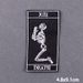Punk Tarot Embroidery Patches For Clothing Thermoadhesive Patches On Clothes The Death Iron On Patch DIY Fusible Patch_maomaolike.com