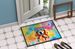 Golden Retriever Hippie Dawg Doormat Front Door Mat Indoor Outdoor Rugs For Entryway, Non Slip Washable Low Pile, 24H X 36W_maomaolike.com