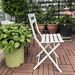 3 Piece Patio Bistro Set Of Foldable Round Table And Chairs_maomaolike.com