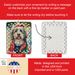 Bearded Collie Christmas Porcelain Ornament Christmas Tree Hanging Decorations For Home Christmas Holiday, Rectangle, Gift, Multicolor_maomaolike.com