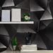 3D Stereoscopic Geometric Technology Style Self-Adhesive PVC Waterproof Moisture-Proof Dormitory Study Bedroom Wall_maomaolike.com