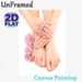 Manicure & Pedicure Themed Painting Poster, Soft-toned Elegant Floral Beauty Scene Poster, Gentle Soothing Decor Ideal For Beauty Salon, Spa And_maomaolike.com
