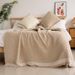 Solid Color Bed End Blanket Tassel Edge Sofa Blanket Living Room Blanket Bed With Air Conditioning Blanket Bed Cover Bed Flag Towel_maomaolike.com