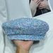 Hot Sale 2024 New little fragrant pink beret sweet cute tweed knit painter Fashion French travel visor Bud hat_maomaolike.com