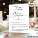 Tattoo Station Painting Poster, Minimalist Black & White Elegant Script Style Poster, Clear Step-by-step Temporary Tattoo Application Guide, Suitable_maomaolike.com