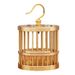Brass Birdcage Chinese Style Living Room Entrance Wine Cabinet Office Desktop Decoration Souvenir Copper Ornament Craft Wholesale_maomaolike.com