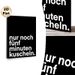 German Cuddle Quote Painting Poster, Minimalist Black & White Bold Typographic Poster, Warm Cozy Vibe Decor Ideal For Bedroom, Living Room_maomaolike.com