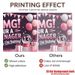 Pink Glitter 13th Birthday Banner - 2D Flat Polyester Wall Hanging With Number 13, Teen Room Party Decor, Photo Props_maomaolike.com