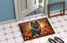 Keeshond Fall Doormat Front Door Mat Indoor Outdoor Rugs For Entryway, Non Slip Washable Low Pile, 24H X 36W_maomaolike.com