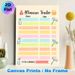 Allowance Tracker Painting Poster, Colorful Chore-themed Illustrated Poster, Practical Tool To Track Chores And Corresponding Earnings For Home_maomaolike.com