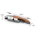 Easy Grip Wooden Handle Waiter Corkscrew Professional Portable Multitool Wine Opener For Bar Restaurant
_maomaolike.com