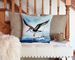 Black Skimmer Throw Pillow Machine Washable, Indoor Outdoor Decorative Pillow For Couch, Bed Or Patio, 14Hx14W_maomaolike.com