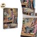 Traditional Kitchen Scene Painting Poster, Vibrant Realistic Rustic Culinary Scene Poster, Captures Warm Daily Cooking Moments, Ideal For Home Kitchen_maomaolike.com