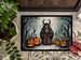 Krampus The Christmas Demon Spooky Halloween Doormat Front Door Mat Indoor Outdoor Rugs For Entryway, Non Slip Washable Low Pile, 24H X 36W_maomaolike.com