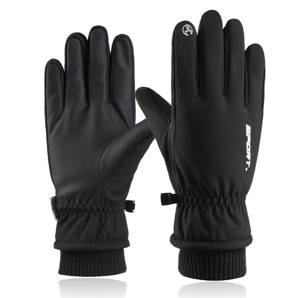 Winter Products Outdoor Cycling Sports Winter Skiing Warm Gloves Men's Cycling Touch Screen Non-slip Windproof Waterproof_maomaolike.com