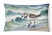 Birds, Birds, Birds Throw Pillow Throw Pillow For Indoor Couch Bed Outdoor Patio Washable, Sanderling 7525,12Hx16W_maomaolike.com
